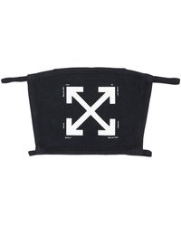 Womens Accessories Face masks Off-White c/o Virgil Abloh Cotton Mask in Black Save 37% 