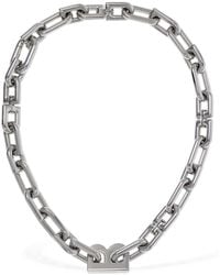 Balenciaga - Kurze Halskette "b-chain" - Lyst