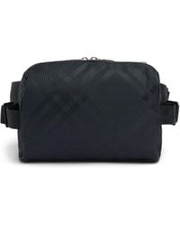 Burberry - Check Print Jacquard Belt Bag - Lyst