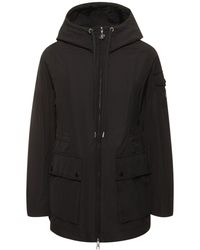 Moncler - Parka leandro in techno - Lyst