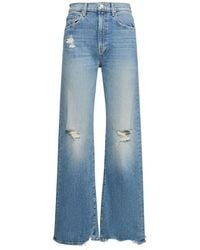 Mother - Jeans a gamba ampia the lasso sneak chew - Lyst