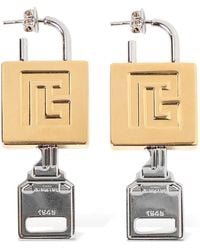Balmain - Lock & Key Earrings - Lyst