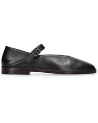 Lemaire - Leather Ballerina Shoes - Lyst