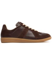 Maison Margiela - Replica レザー&スエードスニーカー - Lyst
