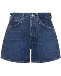 Agolde - Shorts parker in cotone organico - Lyst