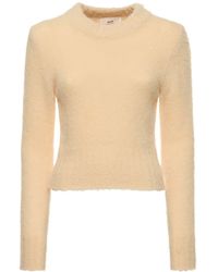 Ami Paris - Alpaca And Wool-blend Sweater - Lyst