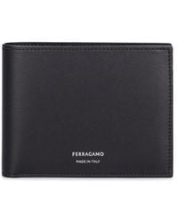 Ferragamo - Classic Logo Leather Wallet - Lyst