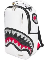 Sprayground Trinity 2.0 Shark Backpack - White