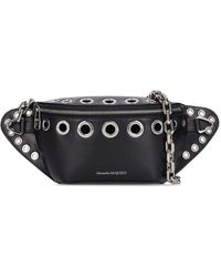 Alexander McQueen Gürteltasche "biker" - Schwarz