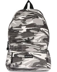 Balenciaga - Camo Printed Nylon Backpack - Lyst