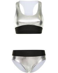 Dolce & Gabbana - Laminated Jersey Bikini Set - Lyst