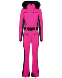 Goldbergh - Parry Ski Suit W/ Faux Fur Trim - Lyst