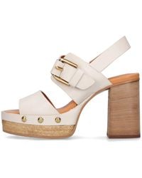 See By Chloé - 105Mm Joline Leather Platform Sandals - Lyst