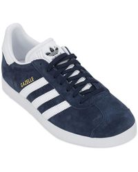 mens navy gazelles size 9