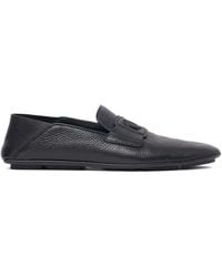 Dolce & Gabbana - Dg Driver Leather Loafer - Lyst