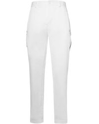 Moncler - Cotton Gabardine Pants - Lyst