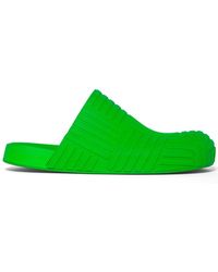 Bottega Veneta - Slider Rubber Sandals - Lyst