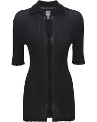 Femme Vêtements Tops Manches courtes Top Coton McQ en coloris Noir 