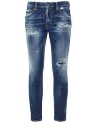DSquared² - Jeans skater in denim di cotone stretch - Lyst