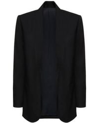 Brunello Cucinelli - Wool Crepe Single Breast Jacket - Lyst