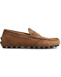 Tod's - Macro Gommini Leather Loafers - Lyst