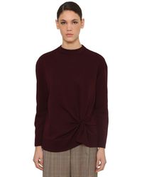 Nina Ricci Neoprene Sweater W/knot 