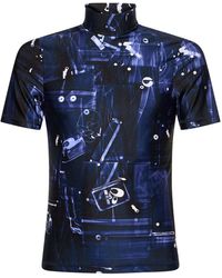 Coperni - T-shirt Mit Hohem Kragen "x-ray" - Lyst