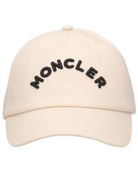 Moncler - Embroidered Logo Cotton Baseball Cap - Lyst