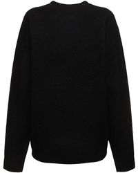 Totême - Crewneck Wool Knit Sweater - Lyst