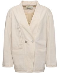 Isabel Marant - Giacca ikena in cotone - Lyst