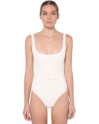 Off-White c/o Virgil Abloh Badeanzug Mit Gürtel - Weiß