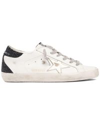 Golden Goose - 20mm Super-star Leather Sneakers - Lyst
