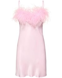 Sleeper - Minikleid Aus Satin "boheme" - Lyst