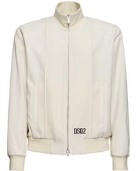 DSquared² - Tailored Wool Blend Track Jacket - Lyst