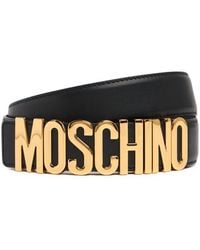 Moschino - Uomo Cintura Con Stampa Logo - Lyst