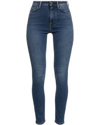 Acne Studios - Jeans skinny de denim con cintura alta - Lyst