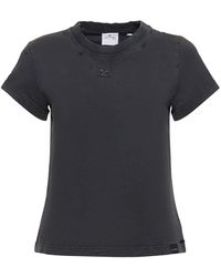 Courreges - Ac Stone Destroyed T-Shirt - Lyst