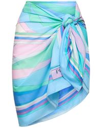 Emilio Pucci - Printed Cotton Long Sarong - Lyst