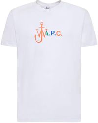 A.P.C. - T-shirt Aus Bio-baumwolle " X Jw Anderson" - Lyst
