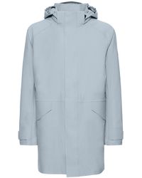 ALPHATAURI - Koov Hooded Long Casual Jacket - Lyst