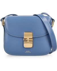 A.P.C. - Mini Grace Smooth Leather Bag - Lyst