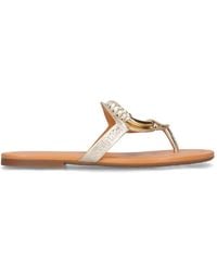 See By Chloé - 10Mm Hana Leather Sandals - Lyst