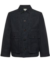 Lemaire - Boxy Cotton Denim Jacket - Lyst