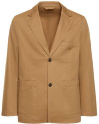 Acne Studios - Oltor Cotton Twill Workwear Jacket - Lyst