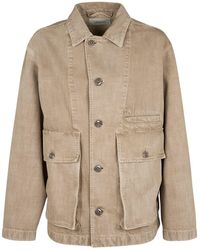 Lemaire - Boxy Fit Cotton Jacket - Lyst