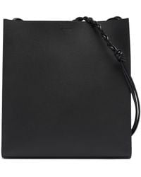 Jil Sander - Medium Umhängetasche Aus Leder "tangle" - Lyst