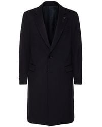 Lardini - Attitude Single Breasted Wool Coat - Lyst