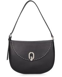 SAVETTE - Small Tondo Studded Leather Hobo Bag - Lyst