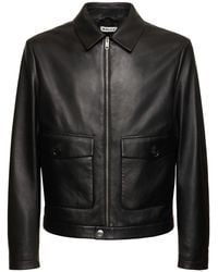 Bally - Bomberjacke Aus Leder - Lyst