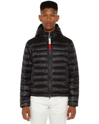 Moncler Daunenjacke Aus Nylon "rook" - Schwarz